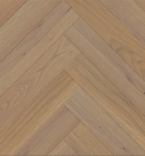 Паркетная доска Living Tree - Дуб Дымчатый, Селект (13,5х110х595мм) Английская елка